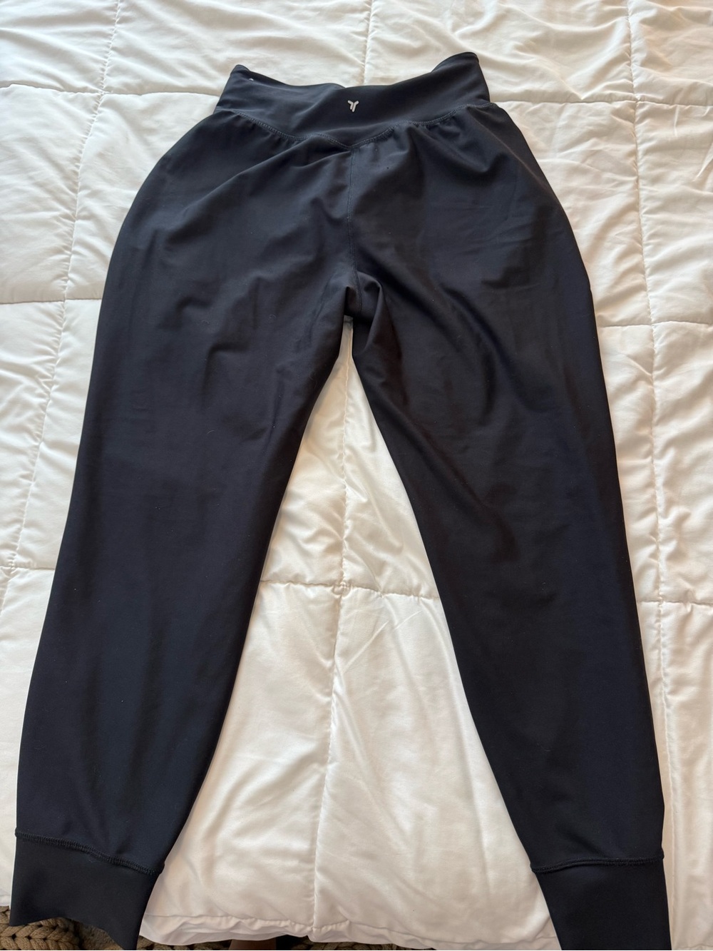 Old Navy Black High-Rise Athletic Joggers Size M